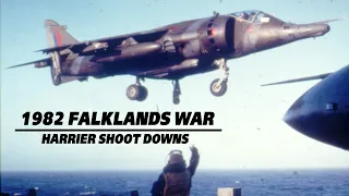 1982 Falklands War | Harrier Vs Skyhawk Dogfight / Shoot Downs | Short Documentary