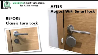 HomeKit August Smart Lock with Euro Lock Cylinders