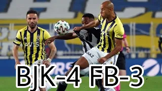 Beşiktaş-4 Fenerbahçe-3 maç özeti (29.11.2020)