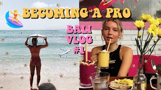 LEARNING TO SURF IN BALI!! | BACKPACKING VLOG #4