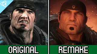 Gears of War - Xbox 360 Original vs. Xbox One Remake | Side by Side