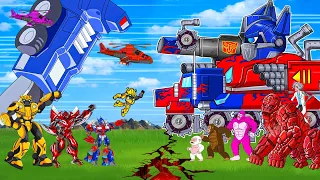 BABY TRANSFORMERS CARTOON: Big Fish - Bumblebee, Speakerman, Optimus, Family Kong, Mirage, Tank 3