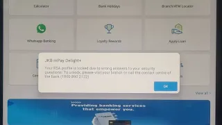 HOW TO RESET RSA PROFILE OF JKBANK MPAY DELIGHT+