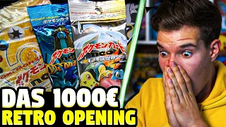 Wir öffnen für 1000€ ALTE Pokémon Booster aus dem Jahr 2000 🔥😱