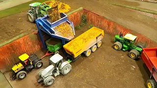 Tractors and Sugar Beet Cleaner at Work | Farming in Action on the Corleone Farm