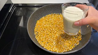 If you have 1 glass of corn and milk! Try this recipe! Incredible! #111