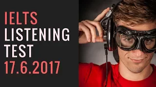 Full IELTS listening - IELTS listening practice test 2017 with answers | 17.06.2017