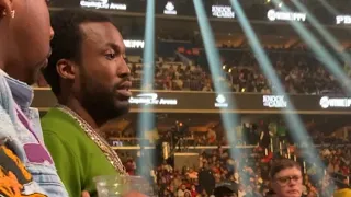 Meek Mill and Gary Russel Jr altercation at Gervonta Tank Davis fight.