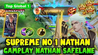 Top 1 Global Natan Singapore Beast Build Damage 2021 At my worst | Mobile Legends