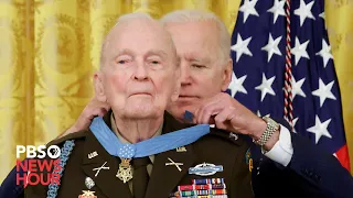 WATCH: Medal of Honor recipient Col. Ralph Puckett Jr. lies in honor in Capitol rotunda