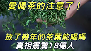 愛喝茶的都注意了！家裡放了很多年的茶葉還能喝嗎？愛喝茶的你一定要看看！| 三味書屋