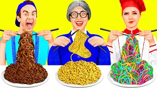 Sfida Di Cucina — Io vs Nonna | Gadget da Cucina e Trucchi Per i Genitori di BaRaDa Challenge