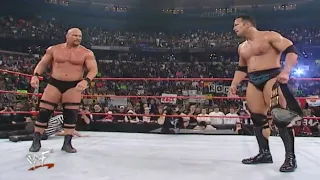 Stone Cold & The Rock Vs Kurt Angle & Chris Benoit Part 2