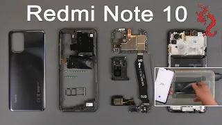 УТОПИЛ REDMI NOTE 10 //РАЗБОР смартфона обзор ИЗНУТРИ + Микроскоп