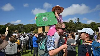 Children in Australia kick off global climate strike inspired by Greta Thunberg