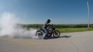 Rolling Burnout Harley
