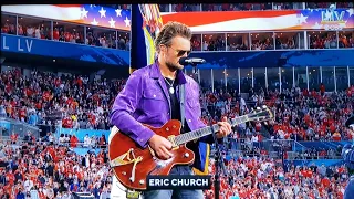 Eric Church and Jazmine Sullivan Preform Super Bowl 55 National Anthem | NFL