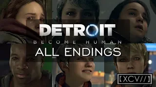 Detroit: Become Human ¦ 'Kara Leaving Detroit' ALL ENDINGS (PC,PS4) 60fps |【XCV//】