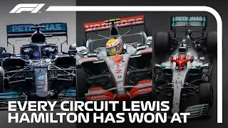 Every Circuit Where Lewis Hamilton Has Won A Grand Prix