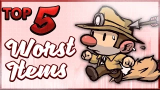 Top 5 WORST Items in Spelunky!