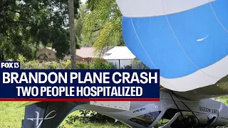 Two injured in Brandon plane crash