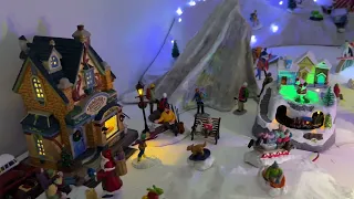 Santa’s workshop and village.