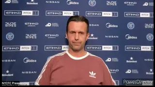 New York City FC Pre Match Press Conference~5/20/2022