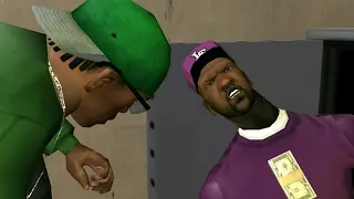 Gta San Andreas CJ kill sweet in mission "end of the line"