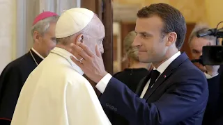 Un long tête-à-tête entre Emmanuel Macron et le pape François