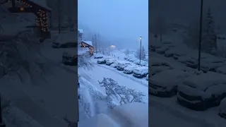 Mercedes under snow strom in Canada|Snow covered everything 🙏|cute Syed family 🌹....