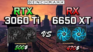 RTX 3060 Ti vs RX 6650 XT // Benchmark // Test in 7 Games