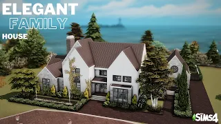 Elegant Family House in Brindleton Bay | NoCC | Stop Motion Build | The Sims 4