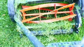 Gardena Classic 400 - Reel mower - Cylinder mower - practical test - review - english