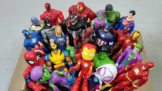 THANOS VS SPIDERMAN VS HULK VS IRONMAN VS CAPTAIN AMERICA VS VENOM SUPERHERO AVENGERS UNBOXING