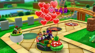 Mario Party 10 - Mario, Luigi, Wario, Waluigi vs Bowser - Mushroom Park