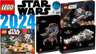 ALL LEGO Star Wars 2024 SETS SO FAR! (Clones vs Droids Battle Pack, UCS Jabba's Sail Barge, & More!)