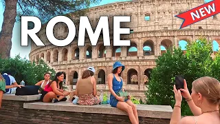 ROME, Italy 4K ✅ WALKING TOUR with SUBTITLED STORY  - walk around Italy