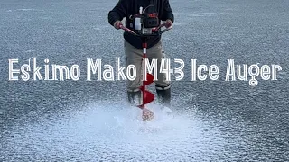 Eskimo Mako M43 Ice Auger Quick Review! #icefishing