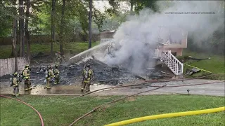 No injuries reported in Douglas County house fire