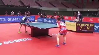 Mima Ito vs Miyu Nagasaki | All Japan Table Tennis Championships 2021 Highlights (1/4)