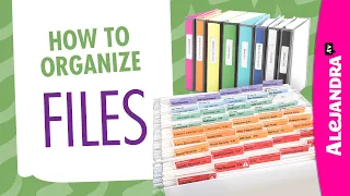 How to Organize Files in Office/Home (Part 2 of 9 Paper Clutter Series)