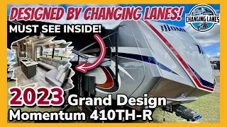 NEW 2023 Grand Design Momentum 410THR | New Floor Plan Designed by Changing Lanes!