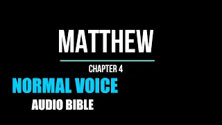 Holy Bible: Matthew 4 (NIV) With Text