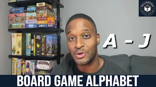 Board Game Alphabet | A to J