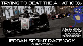 Formula 1 23 | Trying to beat the A.I. at 110% | Jeddah GP Sprint Race | Race 3 of 28