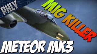 War Thunder Meteor MK. 3 Jet Gameplay - MIG KILLER