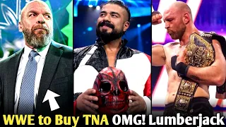 WWE to Buy TNA - Major Name Fired from TNA🫣| Andrade Unhappy In WWE | Jon Moxley Lumberjack Match