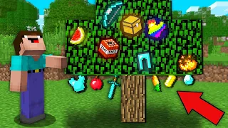 HOW TO GROW UNUSUAL ITEMS ON A UNUSUAL TREE IN MINECRAFT ? 100% TROLLING TRAP !