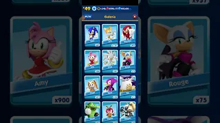 Mis personajes asta ahora en Sonic dash