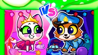 Let’s Choose Colors for Secret Room🎨 Baby Cats & Puppies Fun Song😻🐶 Pink vs. Blue💖 Purr-Purr Stories